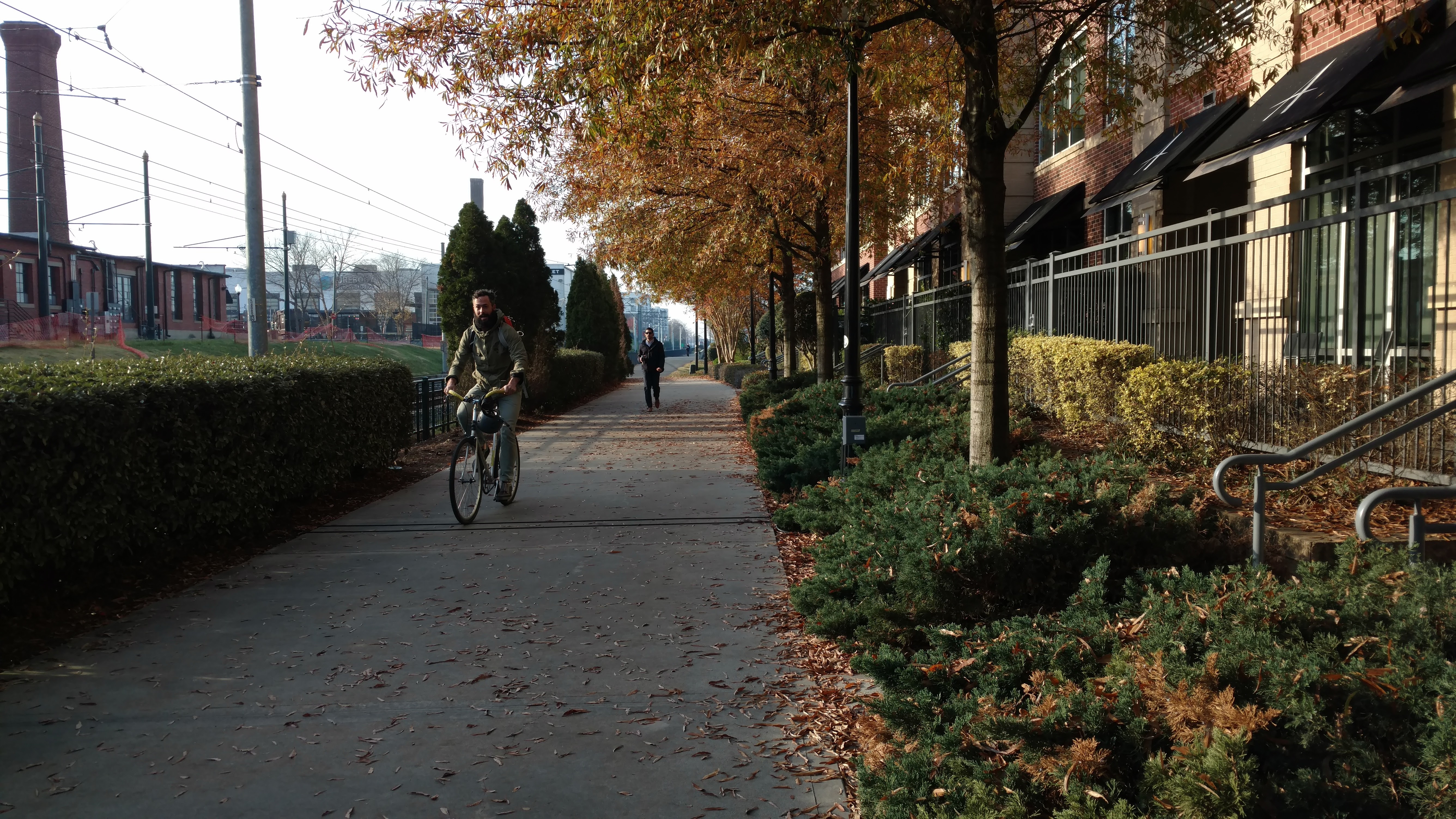 Charlotte downtown greenway trail