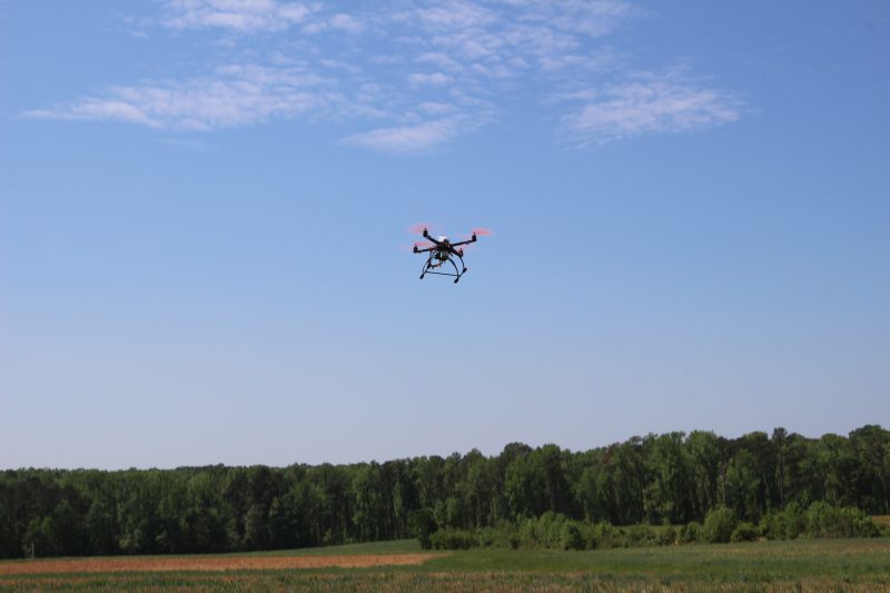 NCSU Student drone in flight