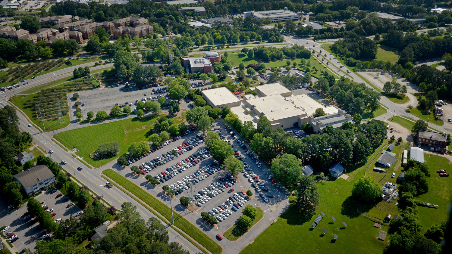 Aerial photo of McKimmon Center