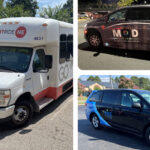 Microtransit bus and minivans
